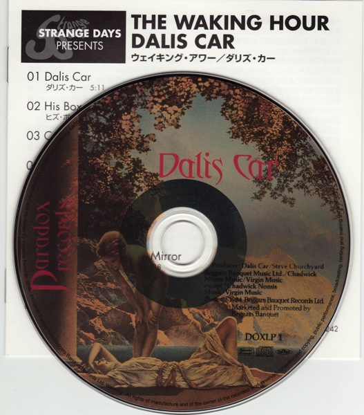 cd & booklet, Dalis Car - The Waking Hour